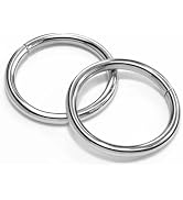 10 Pack 1" O Rings Buckles for Webbing Straps Collars Purses Bags Hardware - Silver
