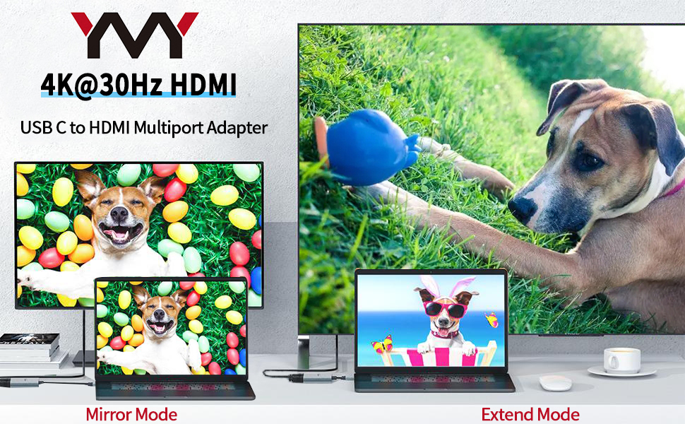 USB C to 4K HDMI Multiport Adapter