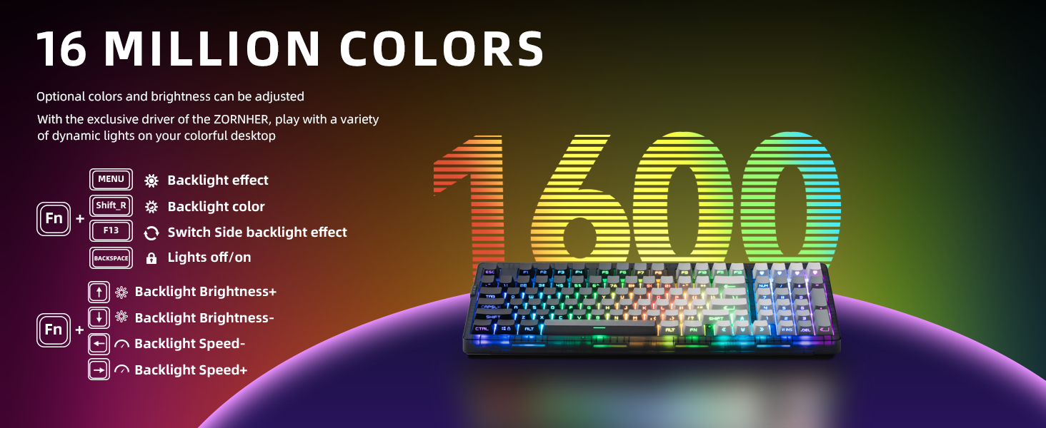 zornher mechanical keyboard