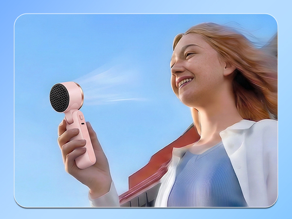 portable handheld fan