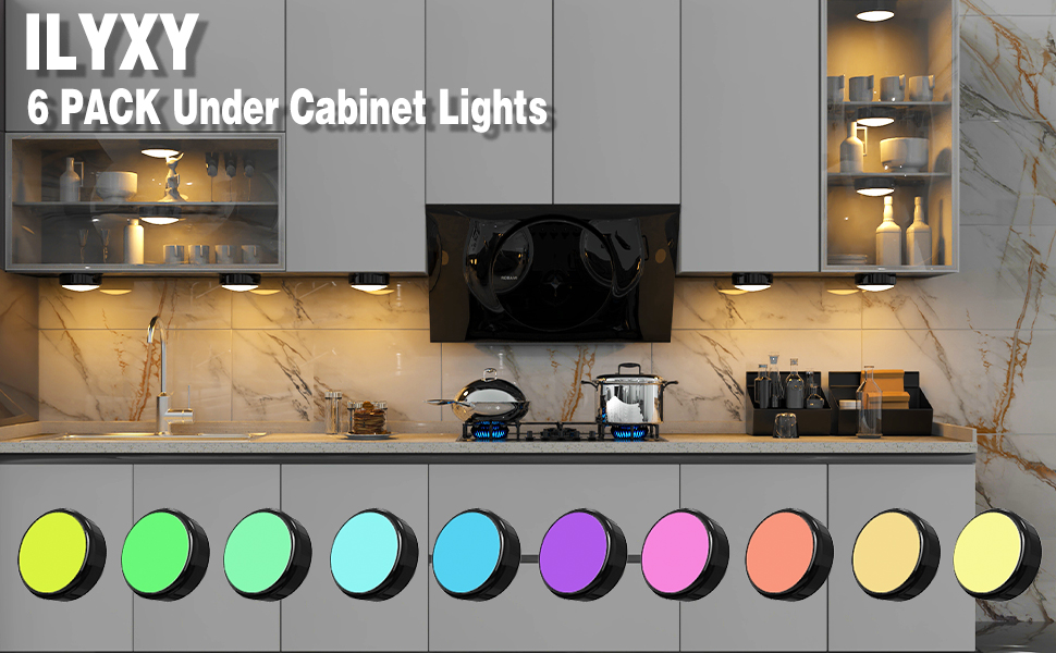 6 pack under cabinet lights,Light shines on you whether you see it or not. 