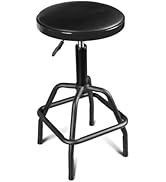 Big RED Pneumatic Shop Stool, Adjustable Height Garage Bar Stool, 300-Pound Capacity Heavy Duty S...
