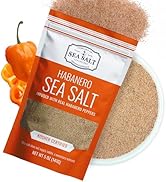 Habanero Sea Salt, Spicy Seasoning Salt Infused with Real Habaneros Peppers, Sal Picante de Haban...