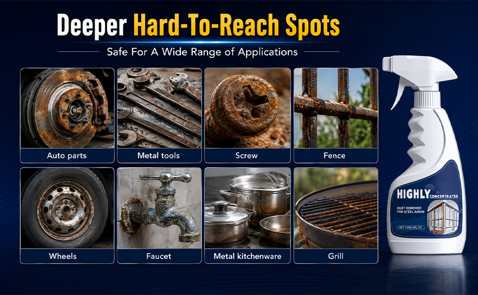 Rust Remover Spray for Metal