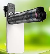 MIAO LAB 28X HD Telephoto Lens for iPhone/Samsung/Android, High Power Telephoto Camera Lens with ...