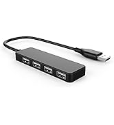 USB Hub, USB Splitter,USB 4-Port Adapter,USB Extender for for Laptop, PC, MacBook, Mac Pro, Mac M...