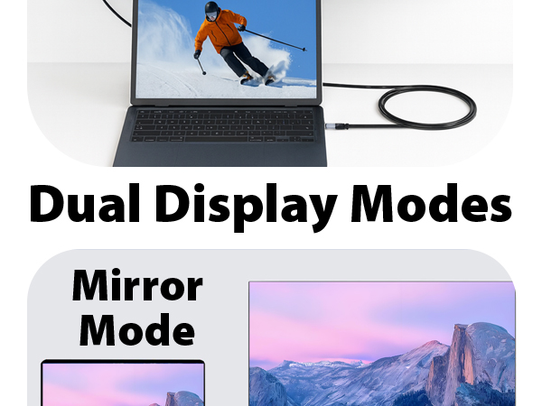 Type C to VGA PVC Cable