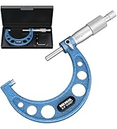 HDLNKAK Outside Micrometer Set, 2-3" Machinist Micrometer, 1 Pcs Machinist Tool Set, 0.0001" Grad...