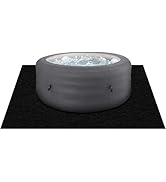 Svepndic 78x78 Inflatable Hot Tub Mat Outdoor Padded,Non Slip Hot Tub Floor Mat,Above Ground Pool...