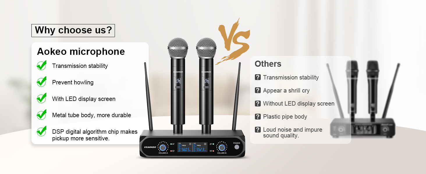 wireless headset with mic