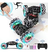 Terucle Remote Control Car, 2.4Ghz 4WD Gravity Gesture Sensing RC Cars, Monster RC Stunt Twist Ca...
