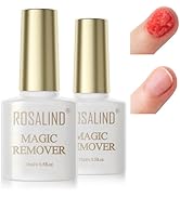 ROSALIND 2 Pack(15ML) Gel Nail Polish Remover, Professional Gel Polish Remover for Nails,No Need ...