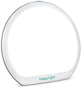 Verilux HappyLight Alba - New Round UV-Free LED Therapy Lamp, Bright White Light with 10,000 Lu...