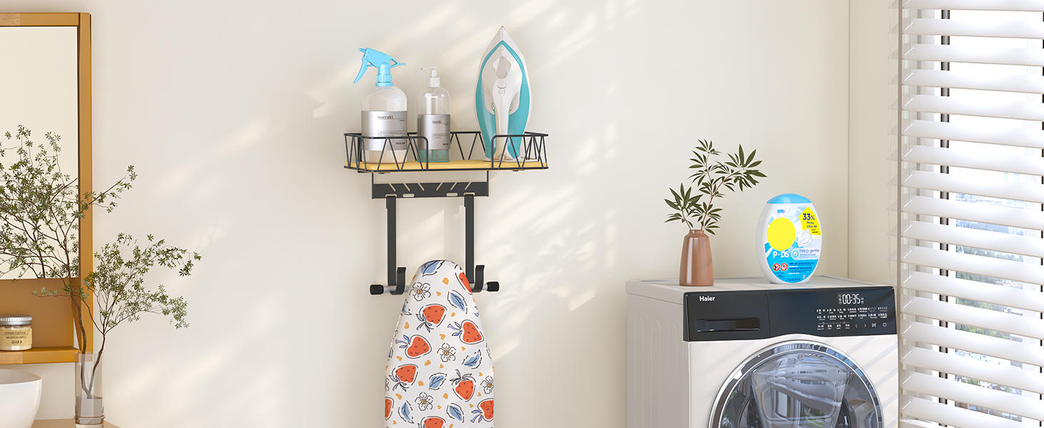 Space Saving Iron Holder