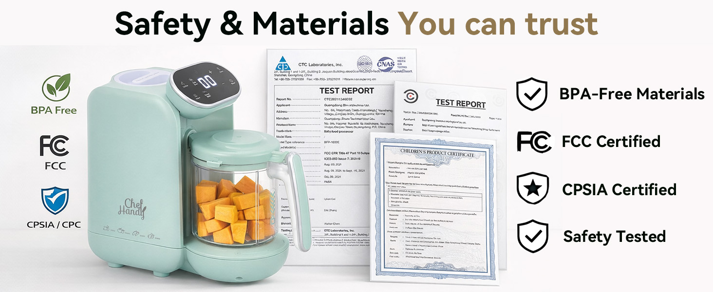 Trusted Safety Baby Food Maker