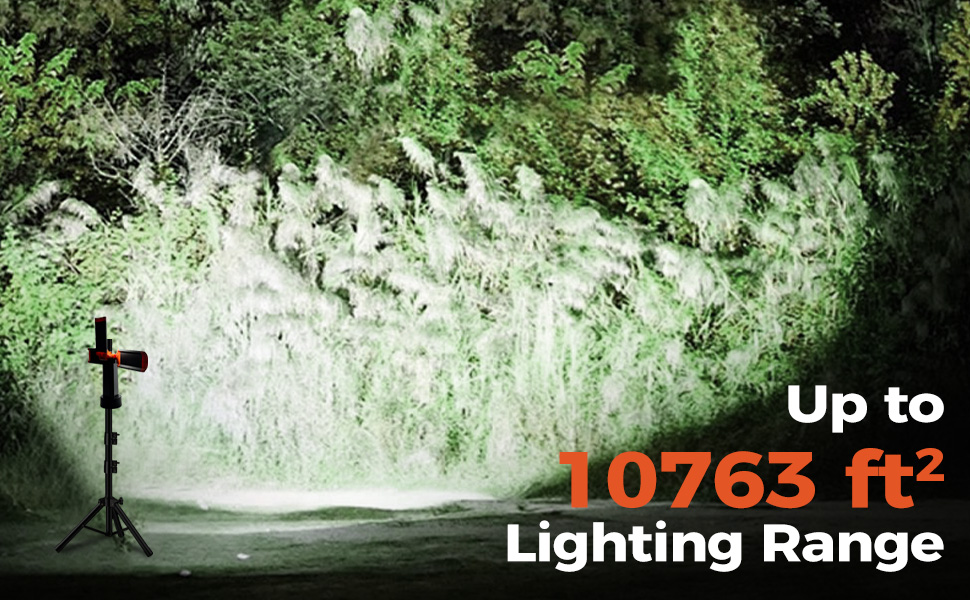 Rechargeable 10000mAh Camping Light with Adjustable Stand