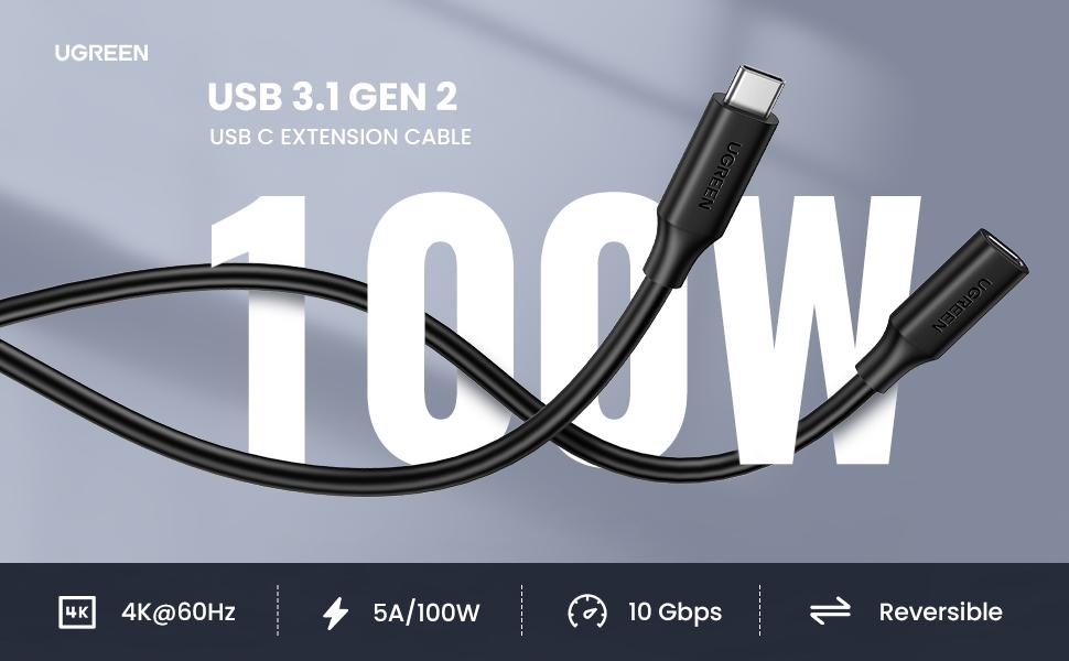 USB C Extension Cable