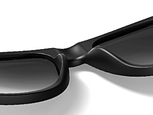 sun glasses for man one-piece nosepiece