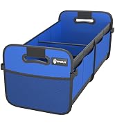 Sposuit Trunk Organizer for Car - 70L Collapsible Car Storage with 11 Pockets &amp; Reinforced Handle...