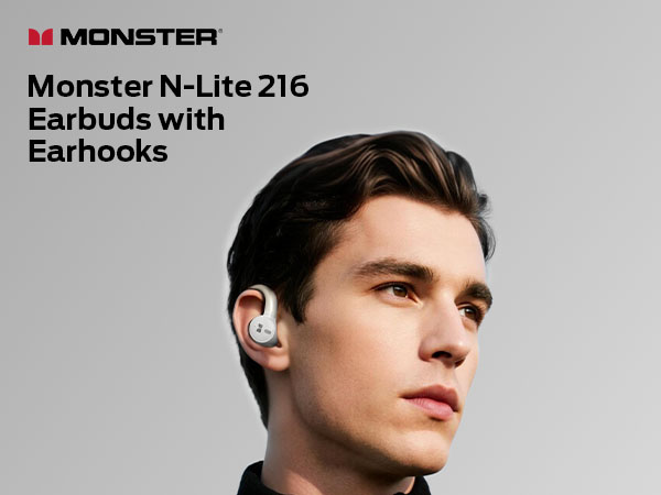 Monster N-Lite 216 Earbuds with Earhooks