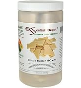 Essential Depot Cocoa Butter CHIPS - Unrefined - Organic - Natural Cocoa Scent - 1 lb - Used in C...