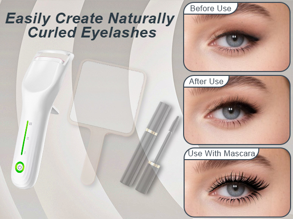 Lilonthy electric heated eyelash curlers