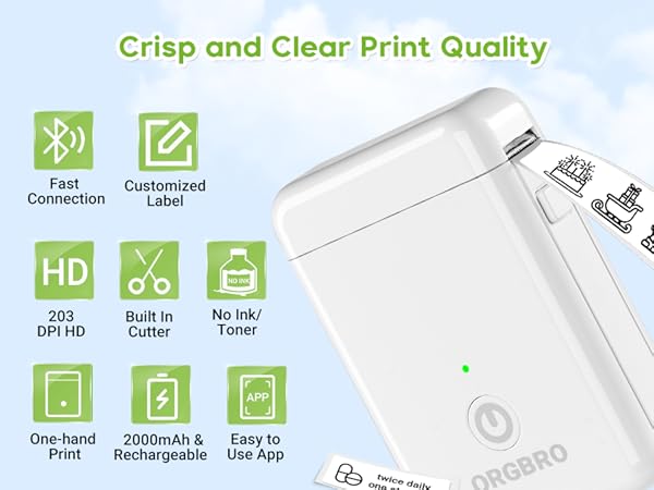 Crisp and Clear Print Quality