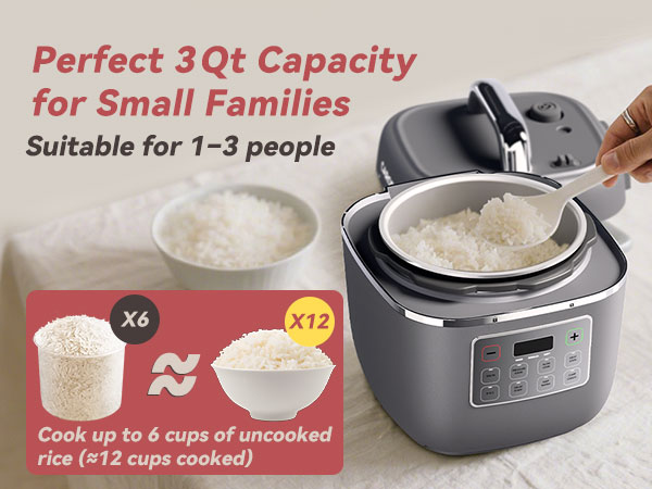 3qt capacity
