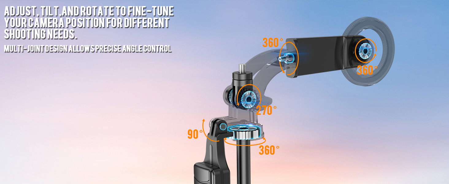 magnetic phone tripod