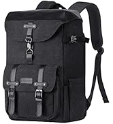 MOSISO Camera Backpack, DSLR/SLR/Mirrorless Photography Vintage Camera Bag Case with Tripod Holde...