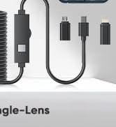 Endoscope Camera with Light,1920P HD Borescope Tools with 8 Adjustable LED Lights, Endoscope with...