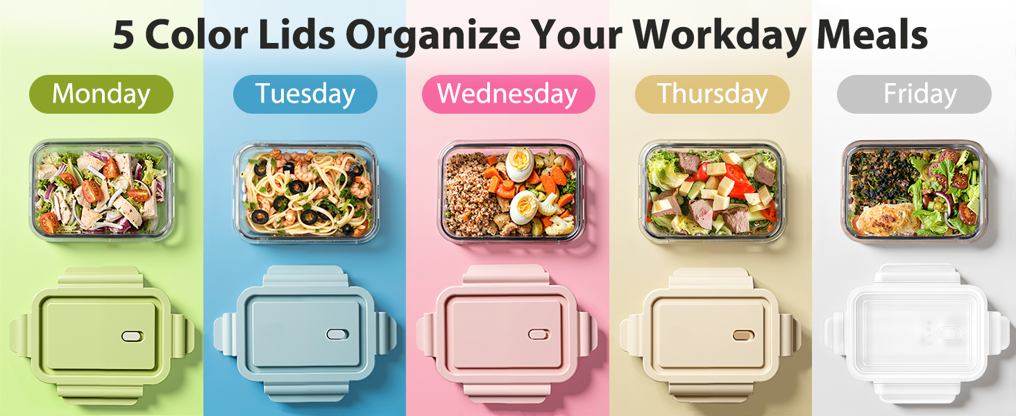 glass food storage container