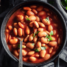 Perfect cooking beans in a short time.
