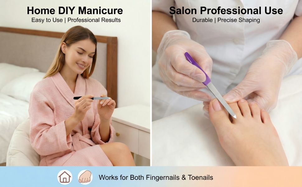 Works for Both Fingernails &amp;amp; Toenails
