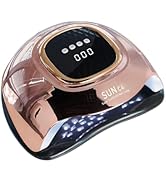 UV Light for Nails,288W UV Nail Dryer LED Light for Gel Polish-4 Timers Professional Nail Art Acc...