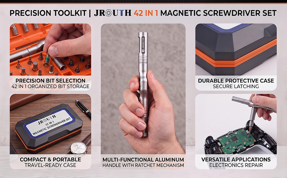 Magnetic Ratcheting Screwdriver