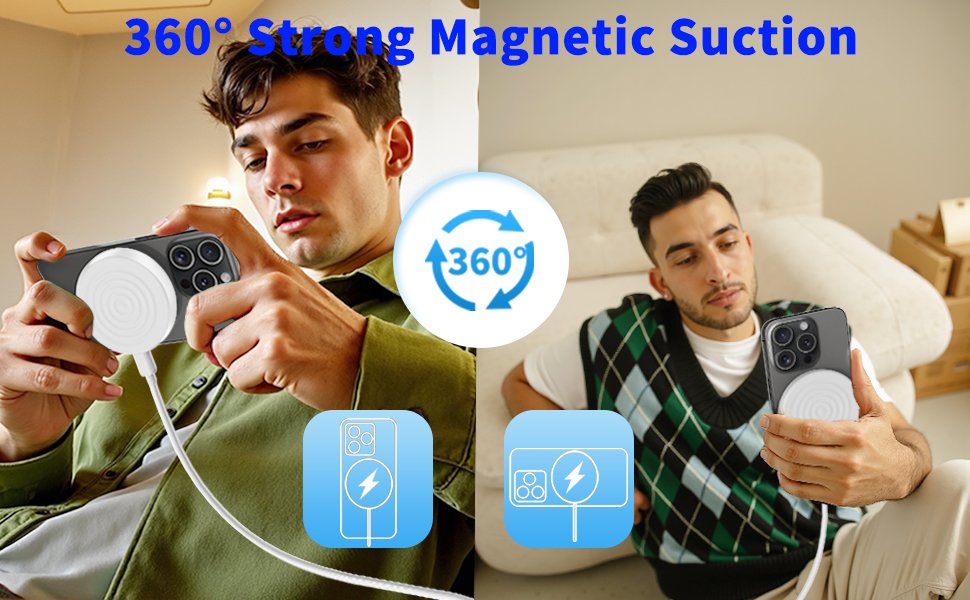 360'steng Magnetic Suction