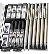 Nicpro Art Mechanical Pencil Set - 0.3, 0.5, 0.7, 0.9mm Pencils, 2mm Lead Holders, Lead Refills, ...