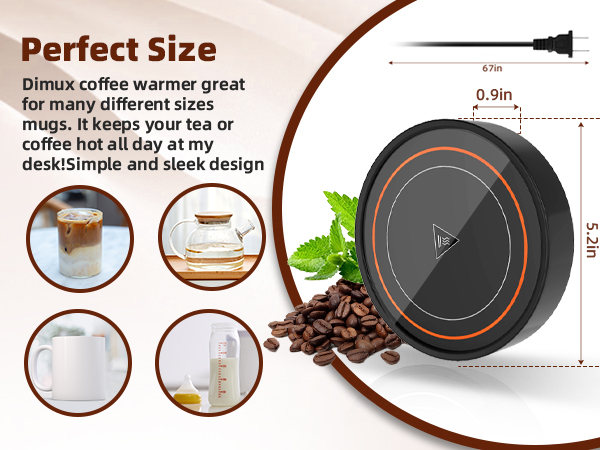 travel coffee warmer set coffee mug warmer cordless