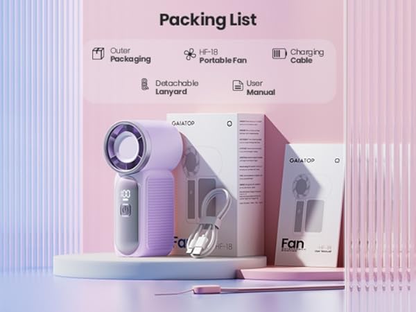 portable face fan