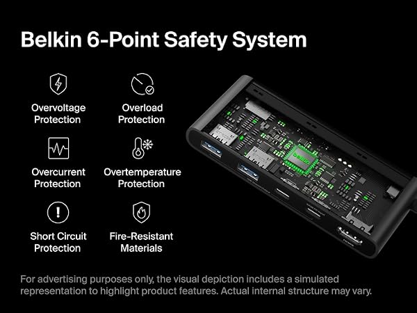 Belkin Connect 7-Port USB-C Hub with Dual USB-C Ports