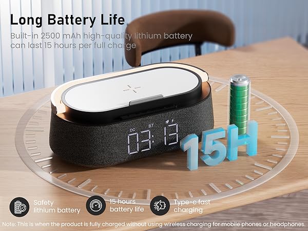 bluetooth speaker and charger