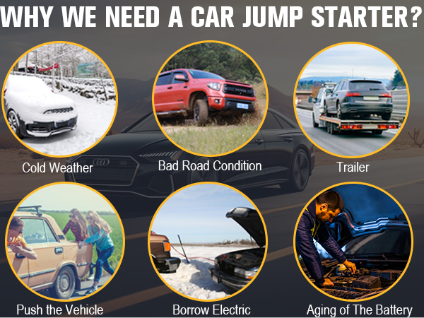 battery booster jump starter pack