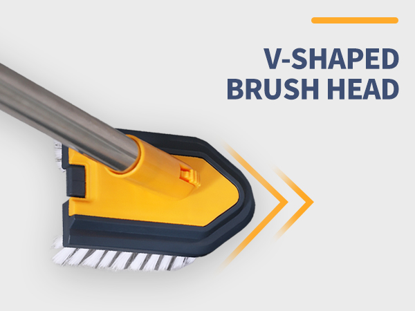 tub scrubber with long handle 