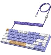 ZIYOU LANG RK-T8 Wired 65% Mechanical Gaming Keyboard with RGB LED Backlit Anti-ghosting TKL Mini...