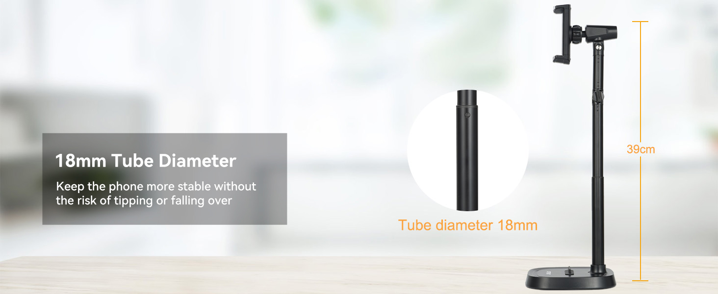 UTEBIT Adjustable Phone Stand for Desk