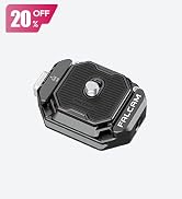 FALCAM F22 Basic Quick Release Plate, Camera Mounting Adapter Convert 1/4" Thread to F22 QR Syste...