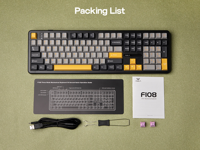 F108 Grey Yellow
