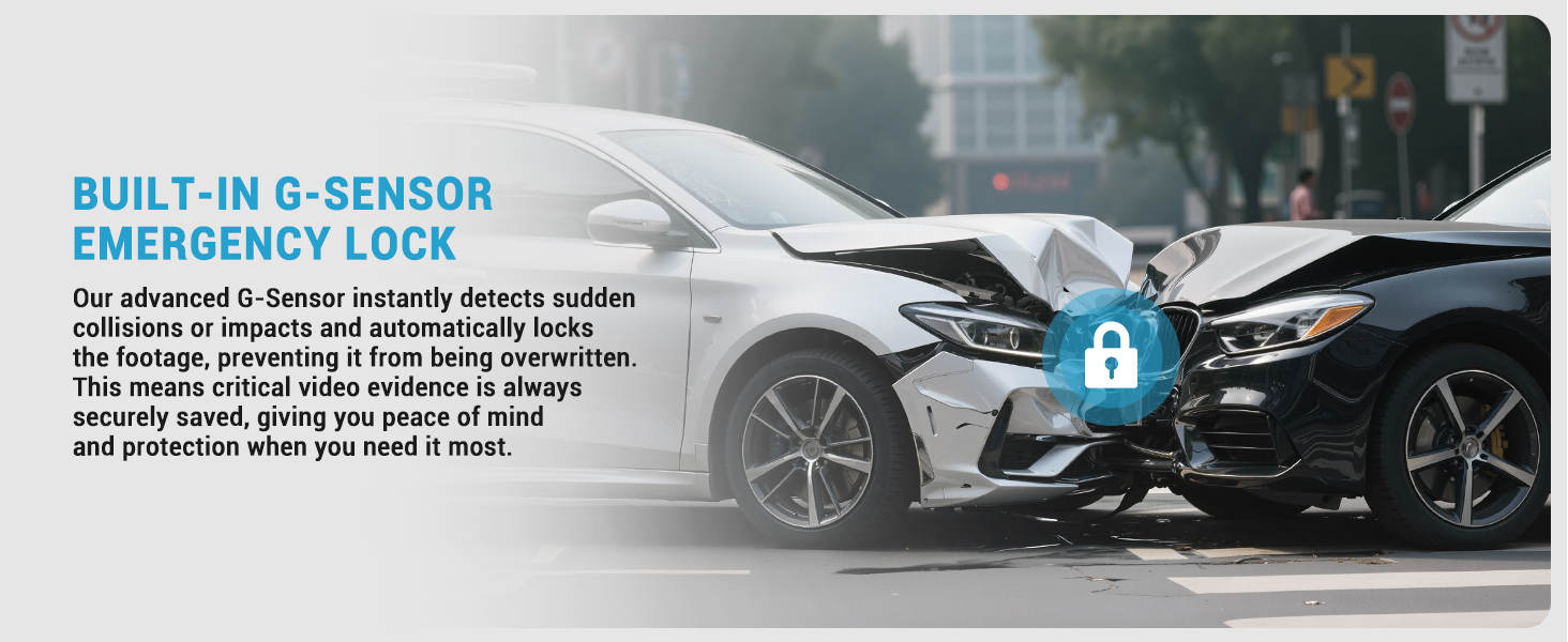 dash cam built-in G-sensor