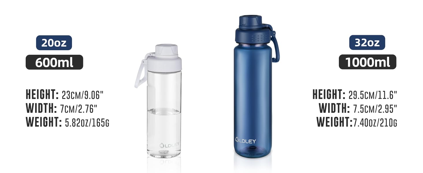 20oz &amp;amp; 32oz Water Bottle